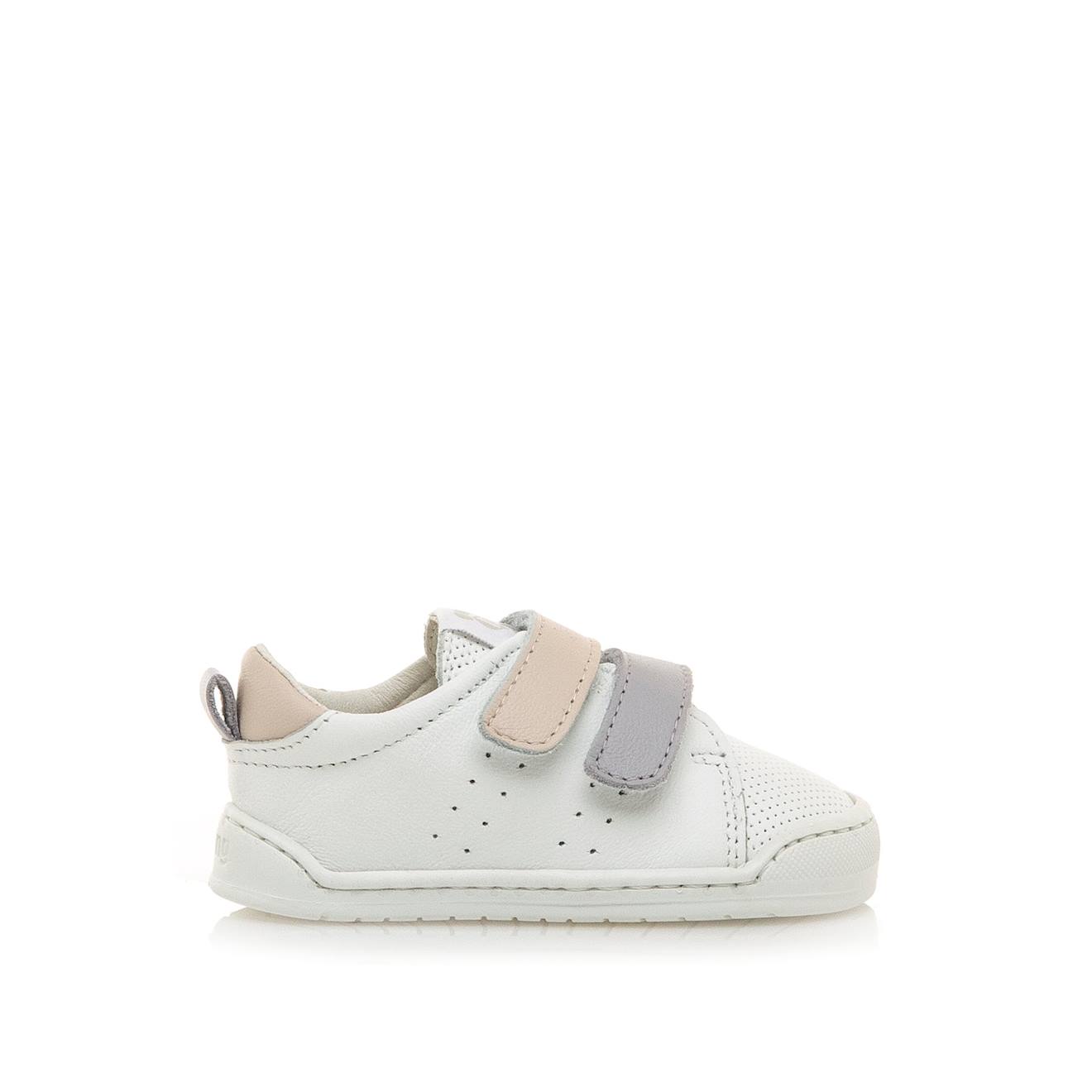 Sneakers Free Baby Blanc - Rose
