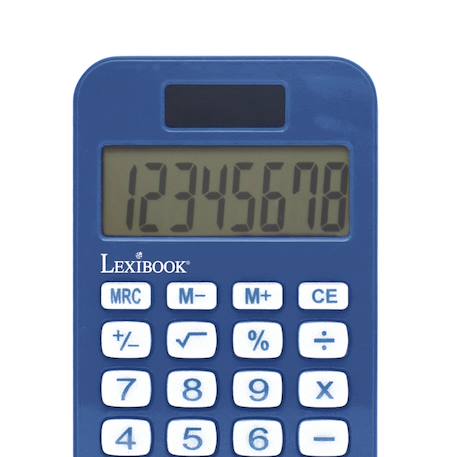 Calculatrice de Poche Football avec Couvercle de Protection, Fonctions Classiques et évoluées, à Piles et Solaire Bleu 5 - vertbaudet enfant 