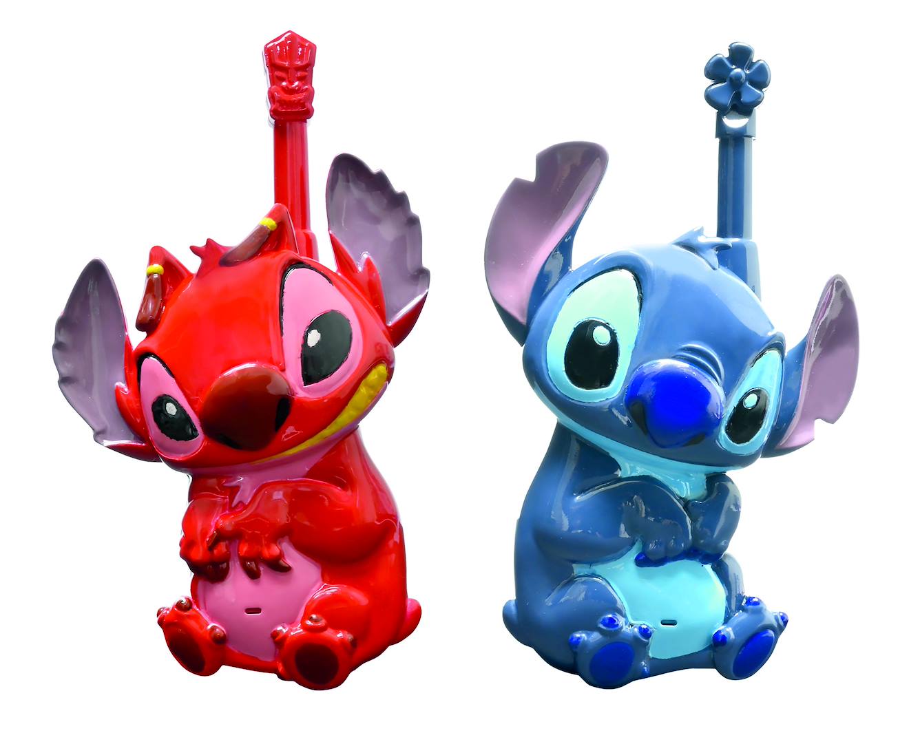 Talkies-walkies 3d Stitch Et Leroy, Portée 500m, 2 Canaux Communication, Clip Ceinture Multicolore