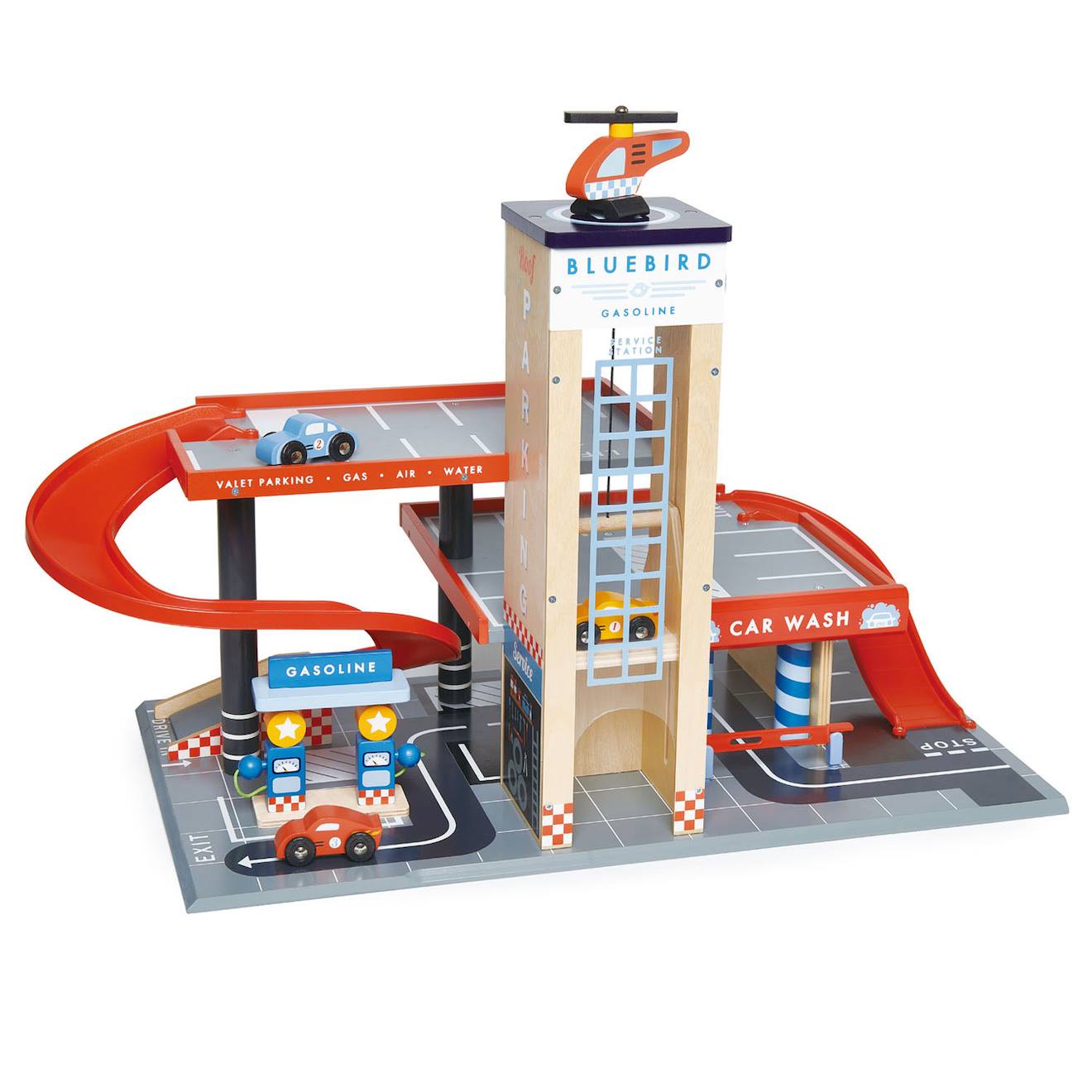 Garage Et Station Service Rouge (Tender Leaf) - Image 1