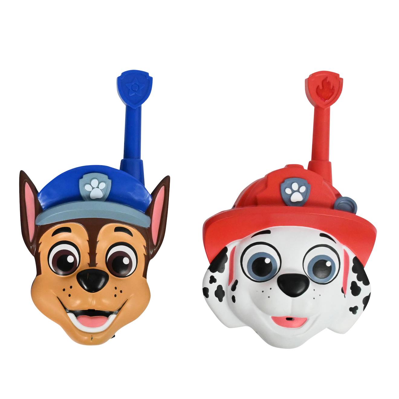 Talkies-walkies 3d Pat’patrouille Chase Et Marcus, Portée 500m, 2 Canaux Communication, Clip Ceinture Multicolore