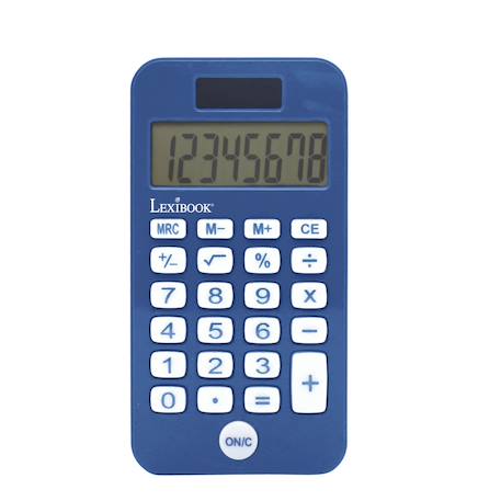 Calculatrice de Poche Football avec Couvercle de Protection, Fonctions Classiques et évoluées, à Piles et Solaire Bleu 3 - vertbaudet enfant 