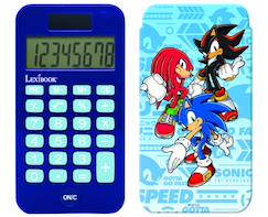 Calculatrice de Poche Sonic avec Couvercle de Protection, Fonctions Classiques et évoluées, à Piles et Solaire  - vertbaudet enfant