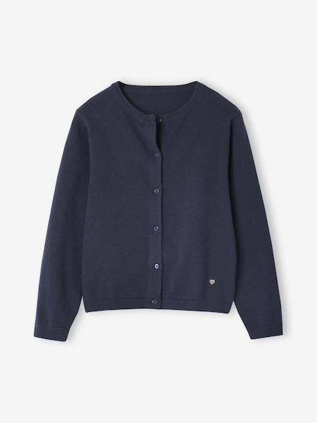 Gilet fille maille fine BASICS  - vertbaudet enfant