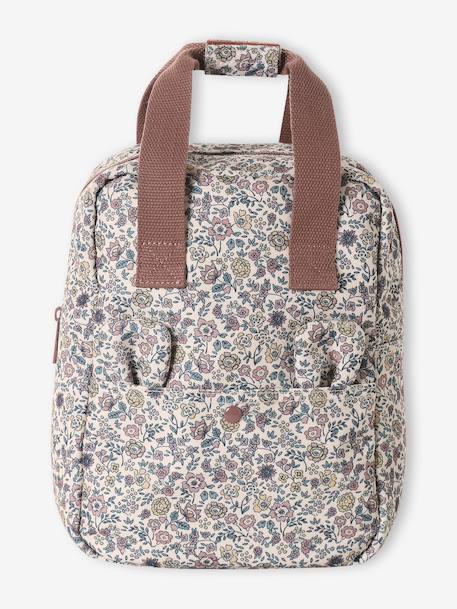 Bébé-Accessoires-Sac à dos maternelle fille imprimé fleurs