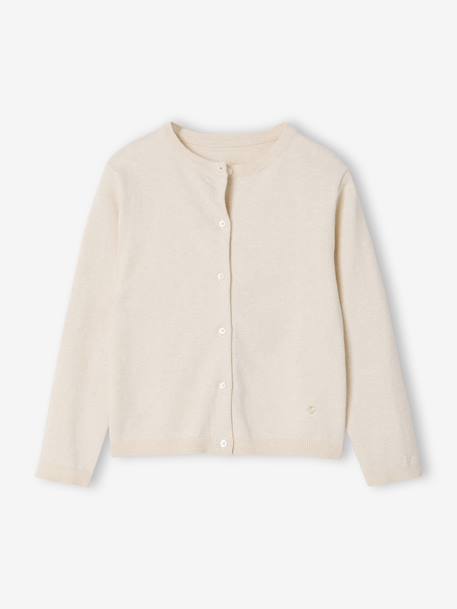 Gilet fille maille fine BASICS  - vertbaudet enfant