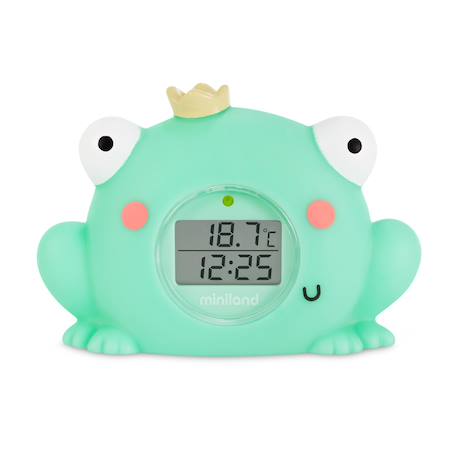 Miniland - Thermomètre De Bain Grenouille Magique Bleu