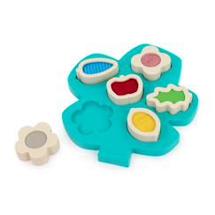 Jouet-Puzzle encastrable avec formes sensorielles