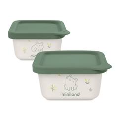 -Set de hermétiques en matériau bio naturset 2 frog