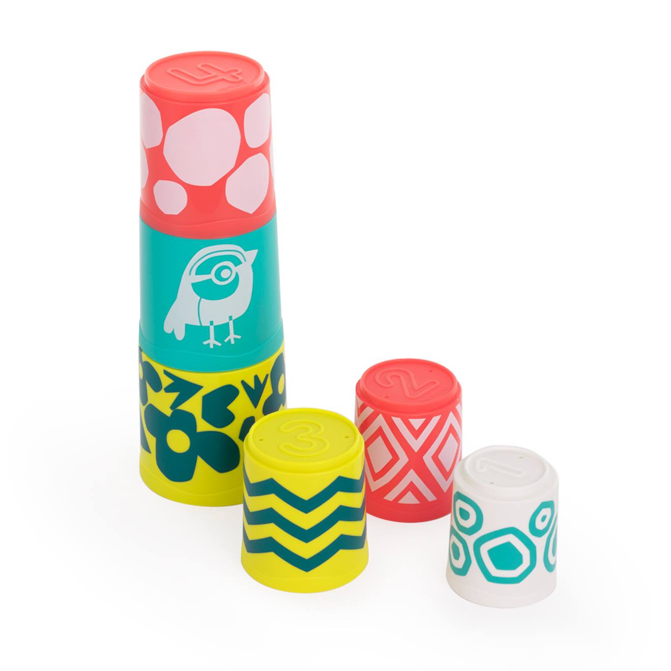 Empilables Pour Bébés : Stacking Cups Vert