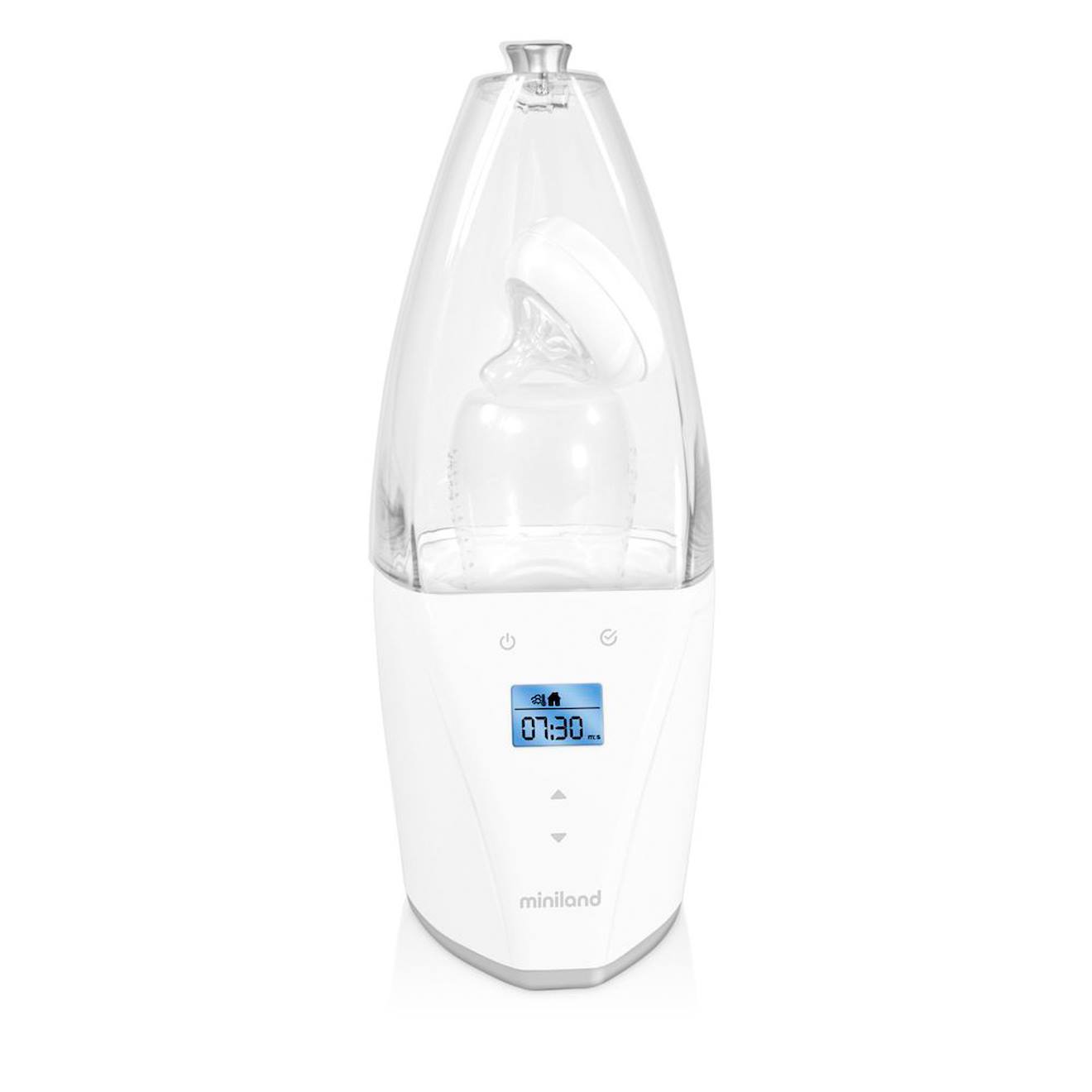 Chauffe-biberon Et Stérilisateur Digital Blanc (Miniland) - Image 2