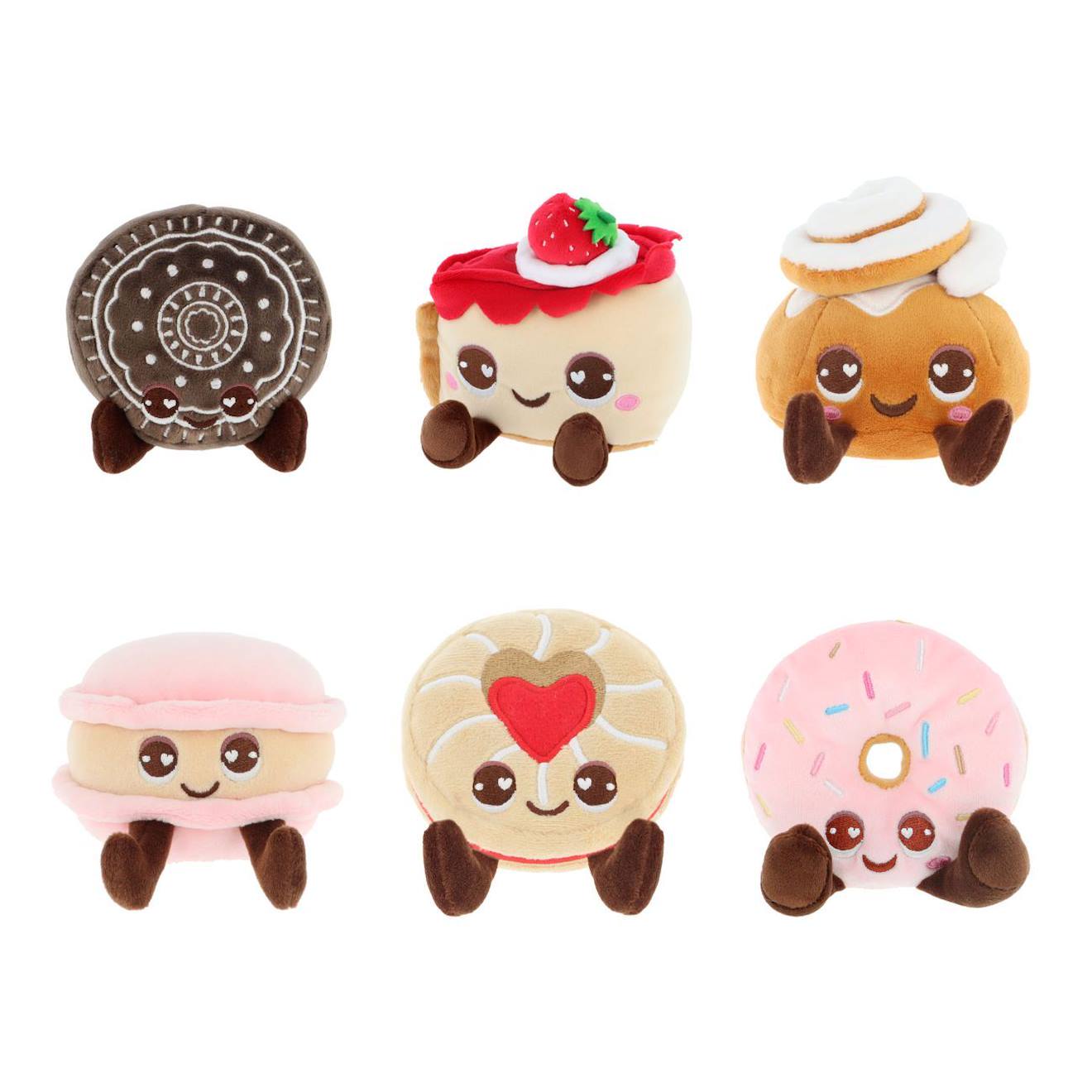 Assortiment De 6 Peluches Pâtisseries Parfumées Multicolore
