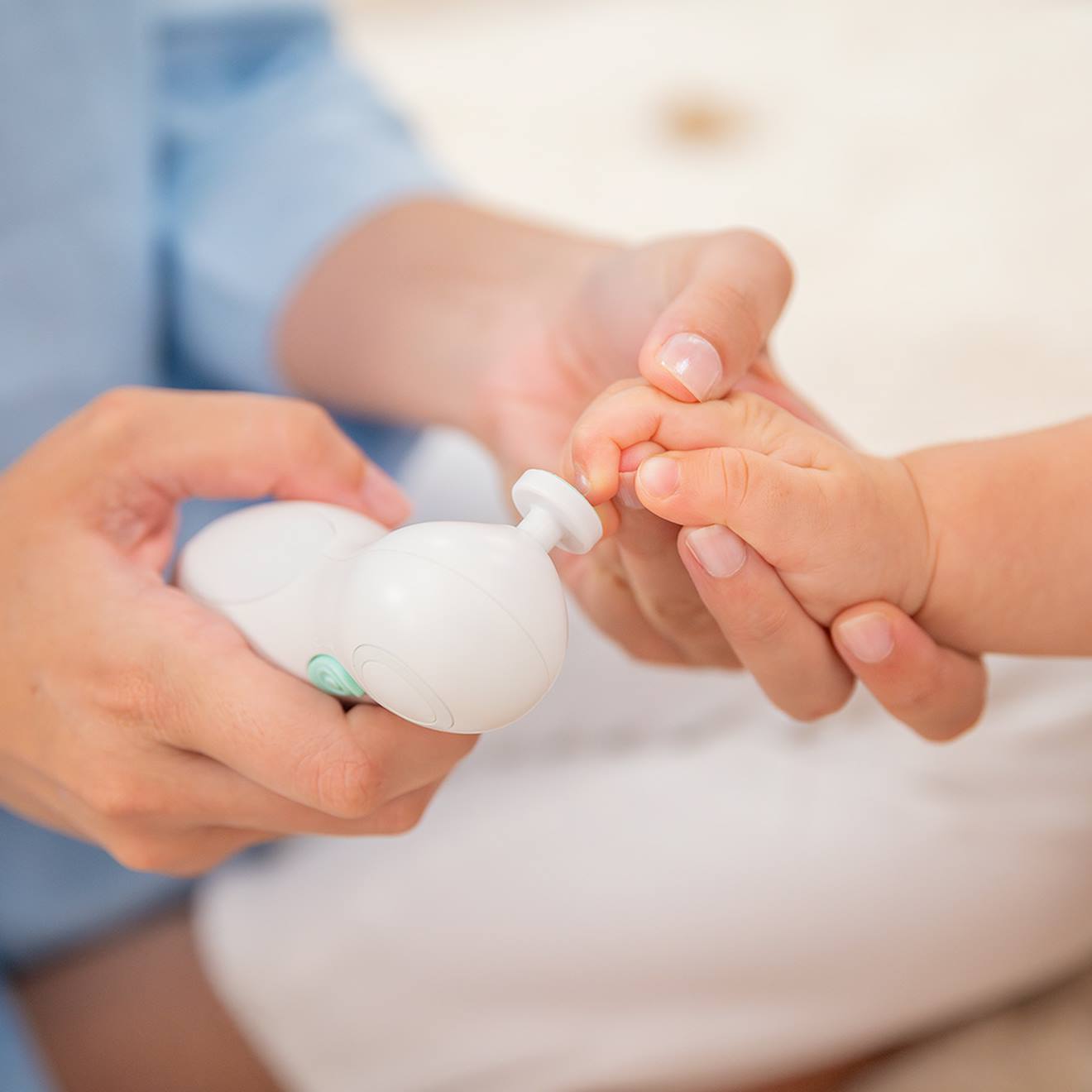 Lime À Ongles Pour Bébé Blanc (Miniland) - Image 1
