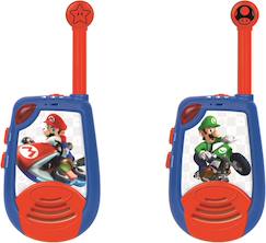 Jouet-Talkie-walkies mario kart portée 2km fonction morse