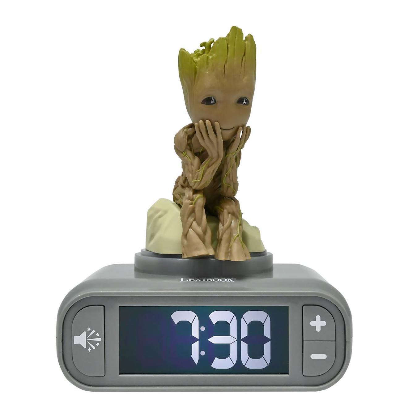 Réveil Avec Veilleuse Groot Des Gardiens De La Galaxie 3d Multicolore