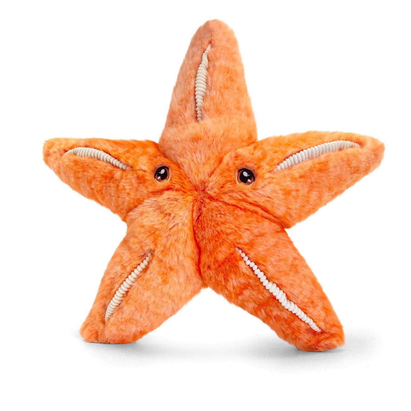 Peluche Etoile De Mer 25cm 100% Recyclée Orange