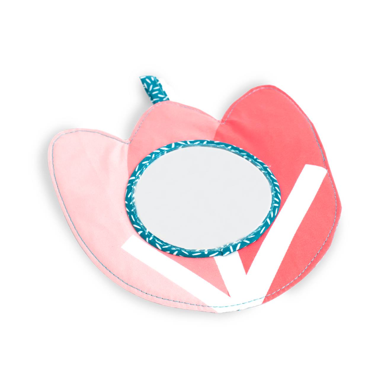 Miroir Sensoriel Pour Bébés En Forme De Tulipe Vert