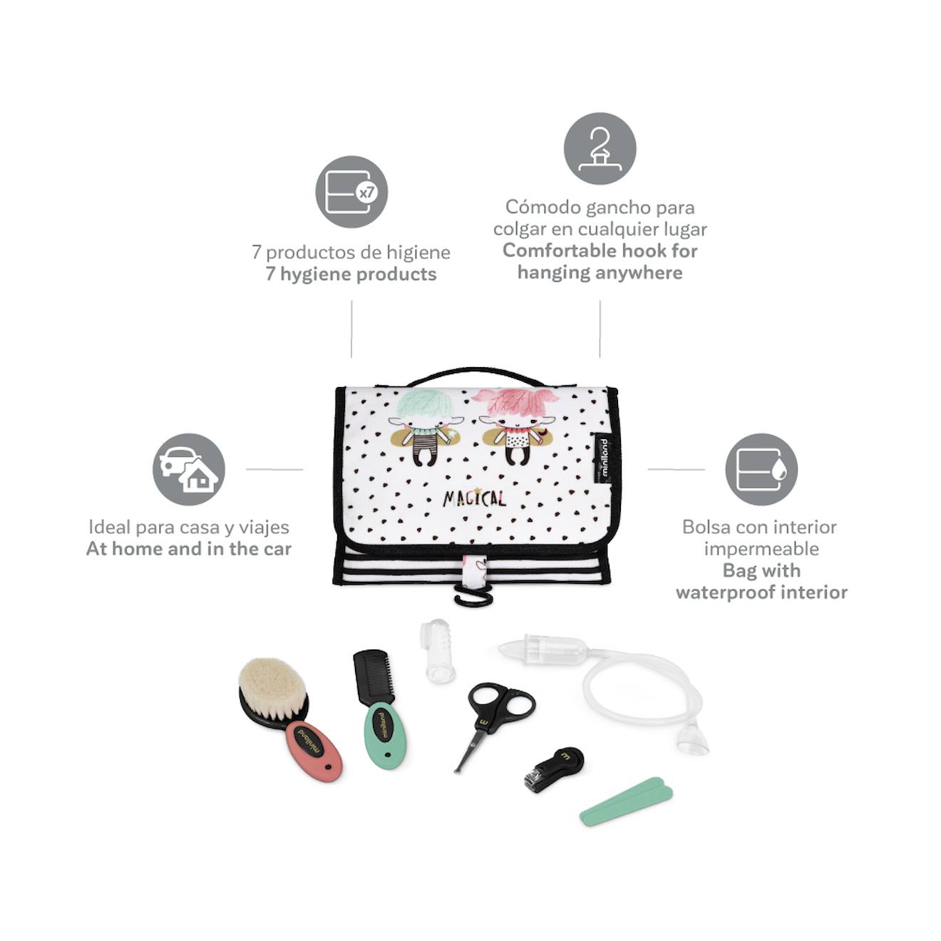 Kit De Soins Carekit Magical Noir (Miniland) - Image 1