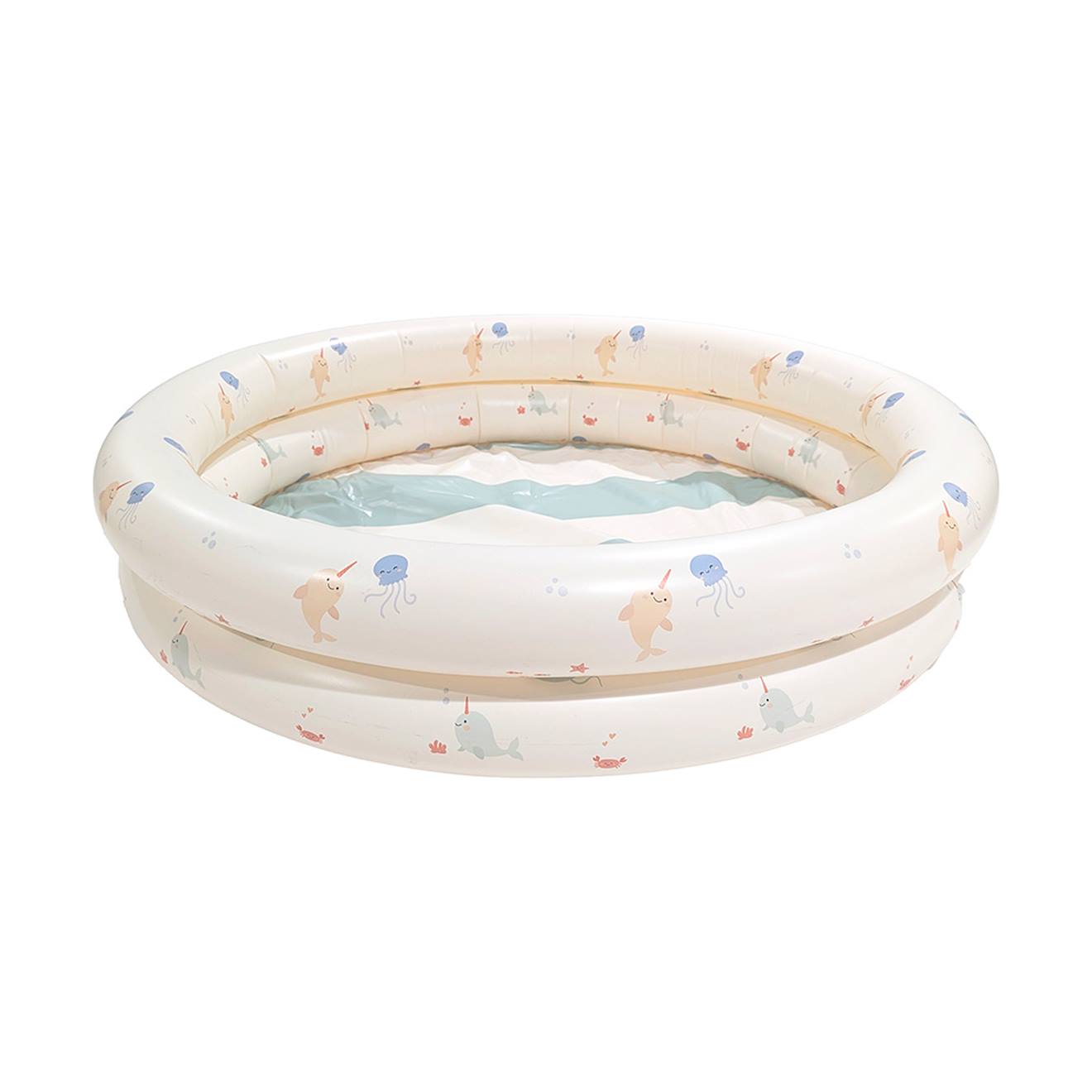 Piscine Gonflable Pour Bébé De 100 Cm Blanc
