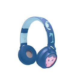 Jouet-Casque lumineux pliable bluetooth et filaire stitch avec limitation du volume