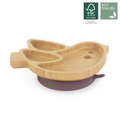 Assiette ventouse avec compartiments - Oiseau  - vertbaudet enfant