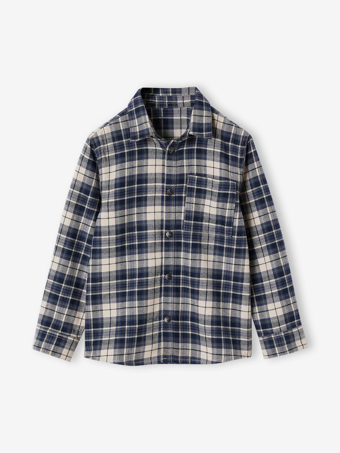 Chemise carreaux en flanelle garon carreaux vert 15 €