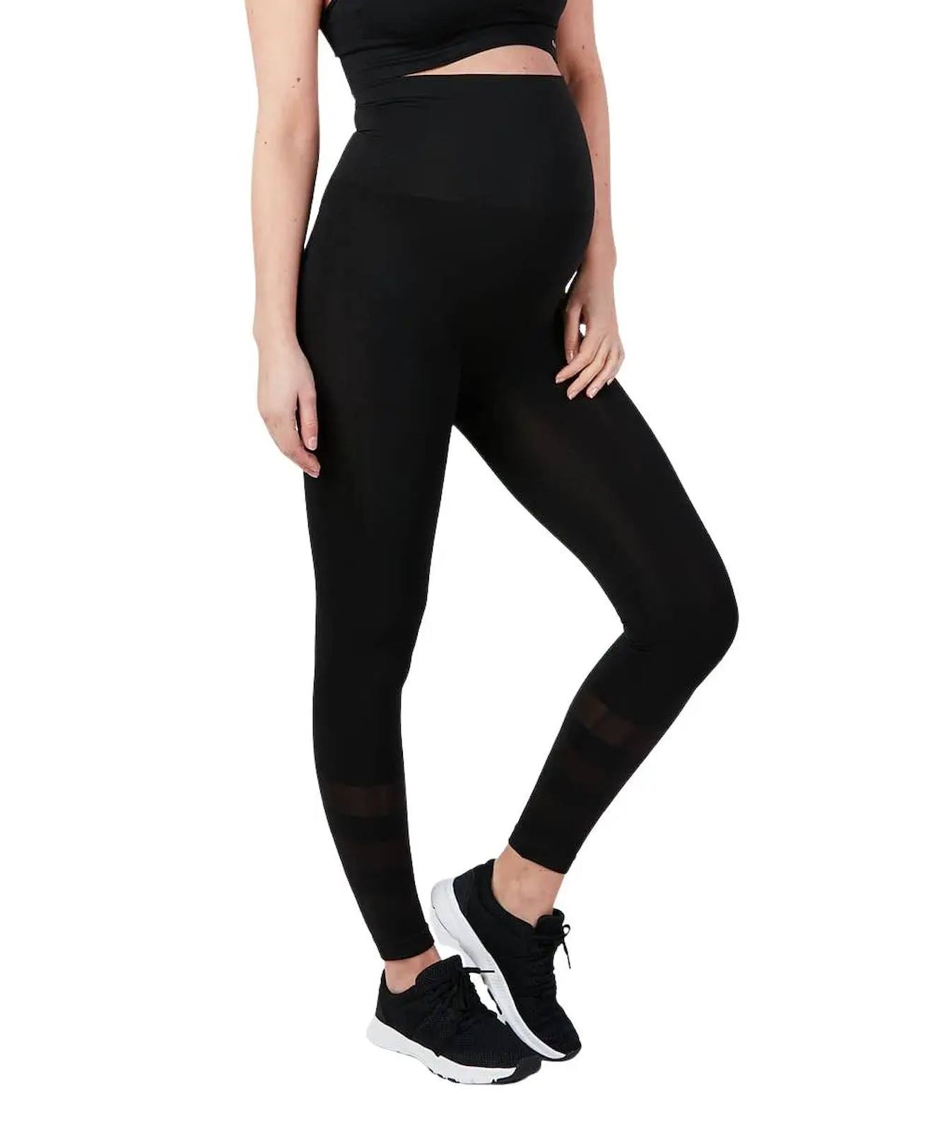 Legging De Sport Et De Grossesse Woma Noir