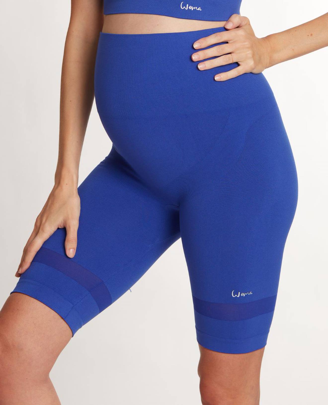 Panty De Sport Et De Grossesse Woma Bleu Electrique