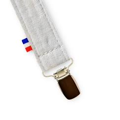 Puériculture-Attache tétine en coton bio