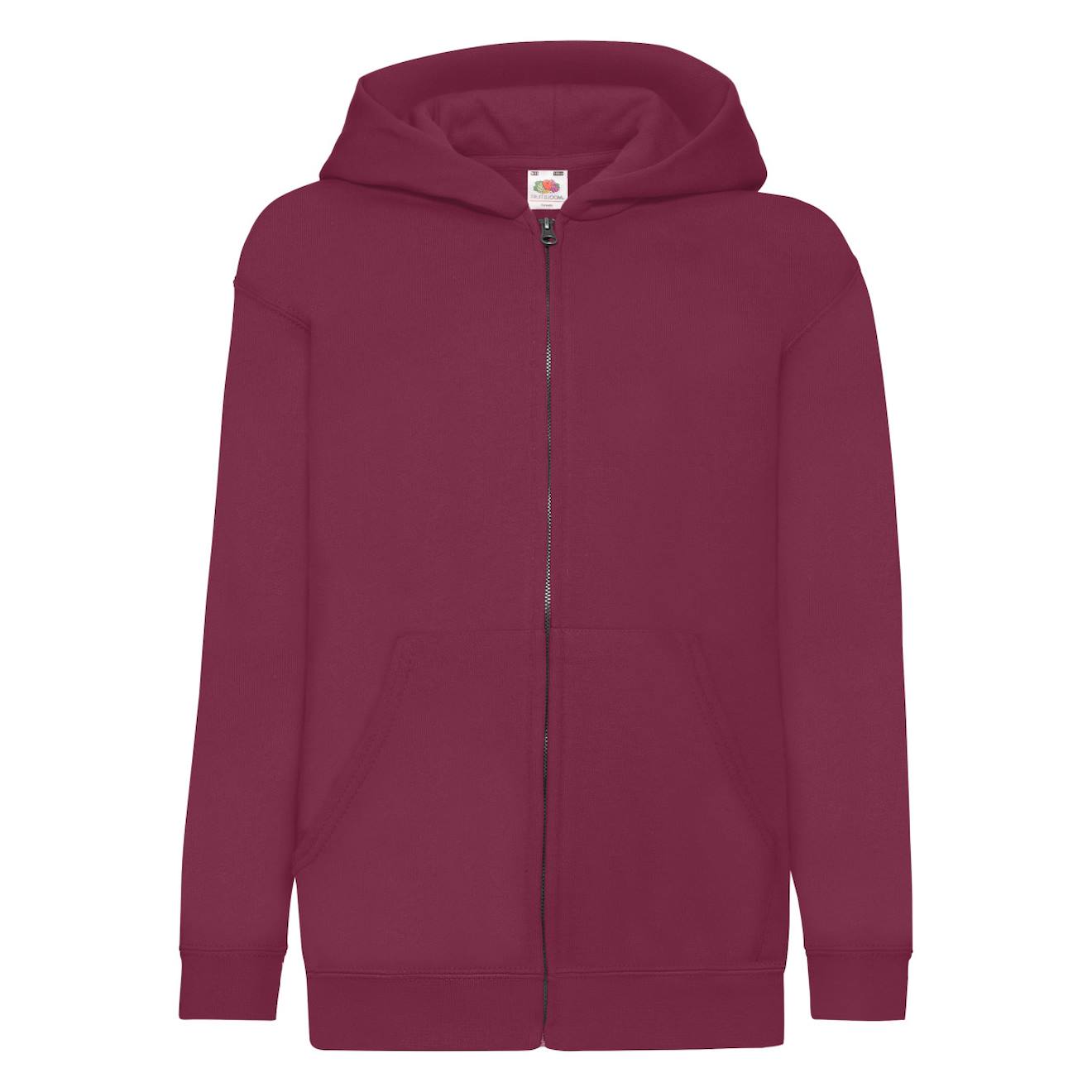 Veste À Capuche Coton Classic Bordeaux