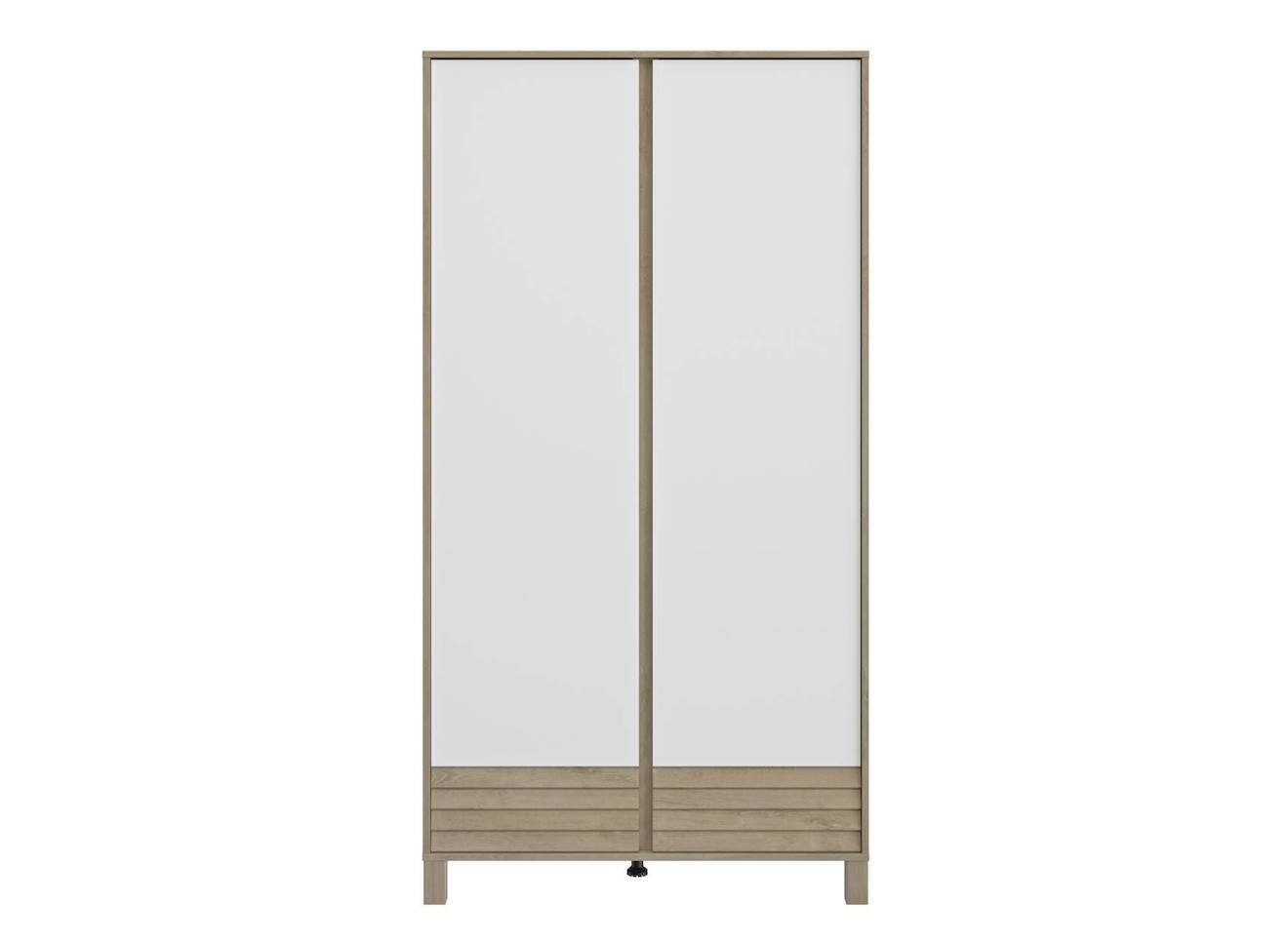 Armoire 2 Portes Nino Chêne & Blanc
