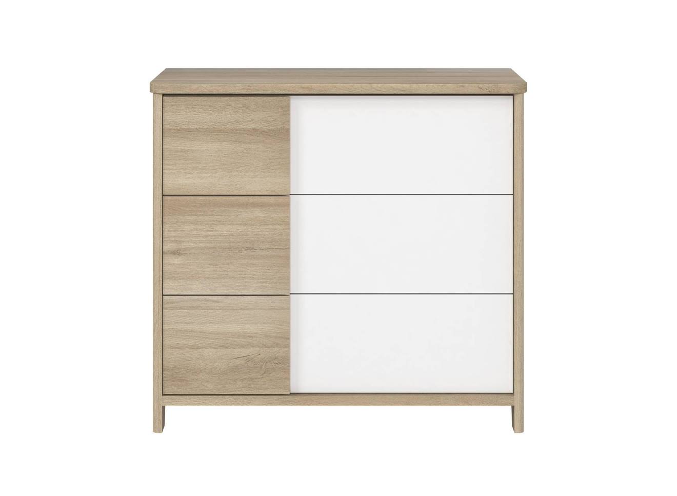 Commode 3 Tiroirs Salto Chêne