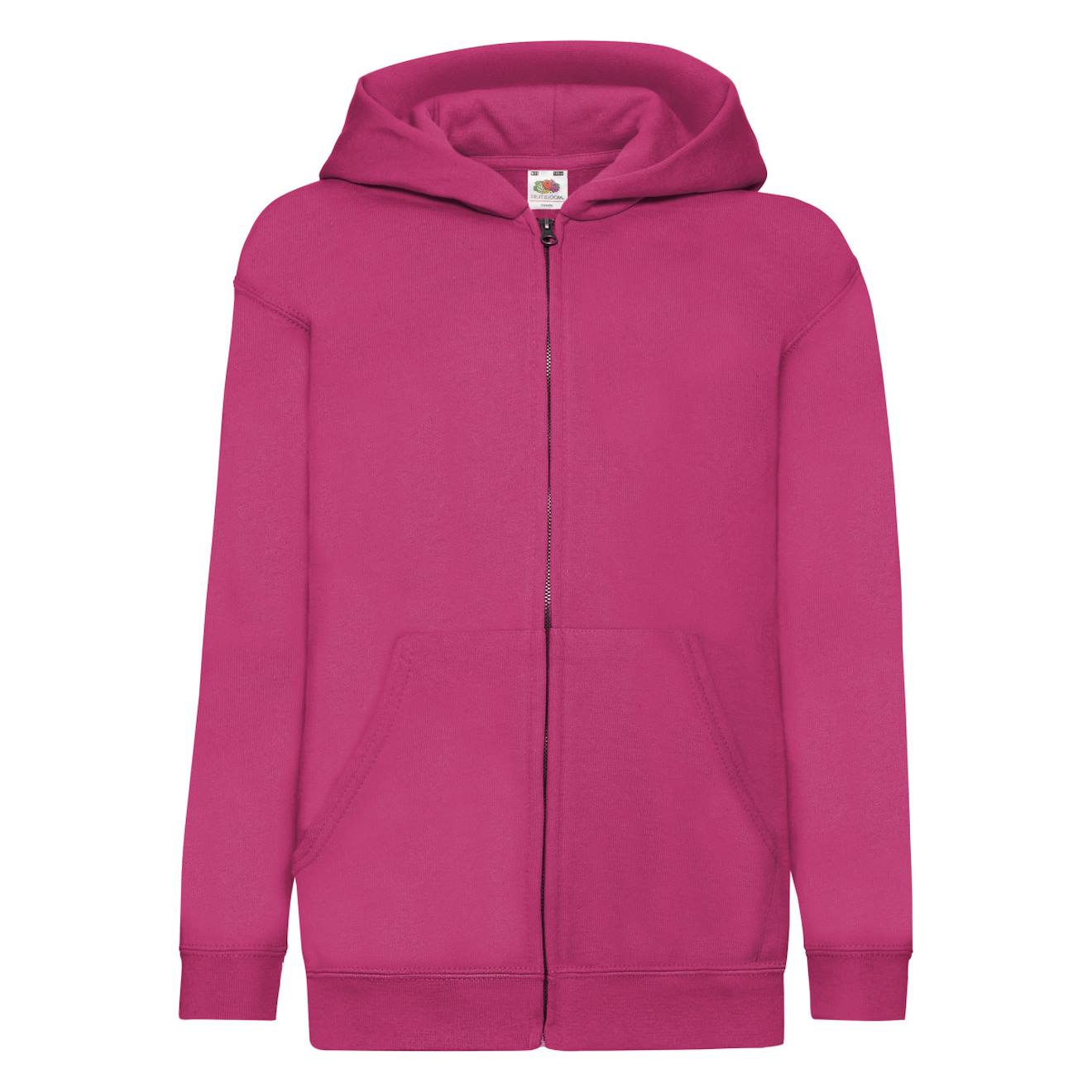 Veste À Capuche Coton Classic Fuchsia