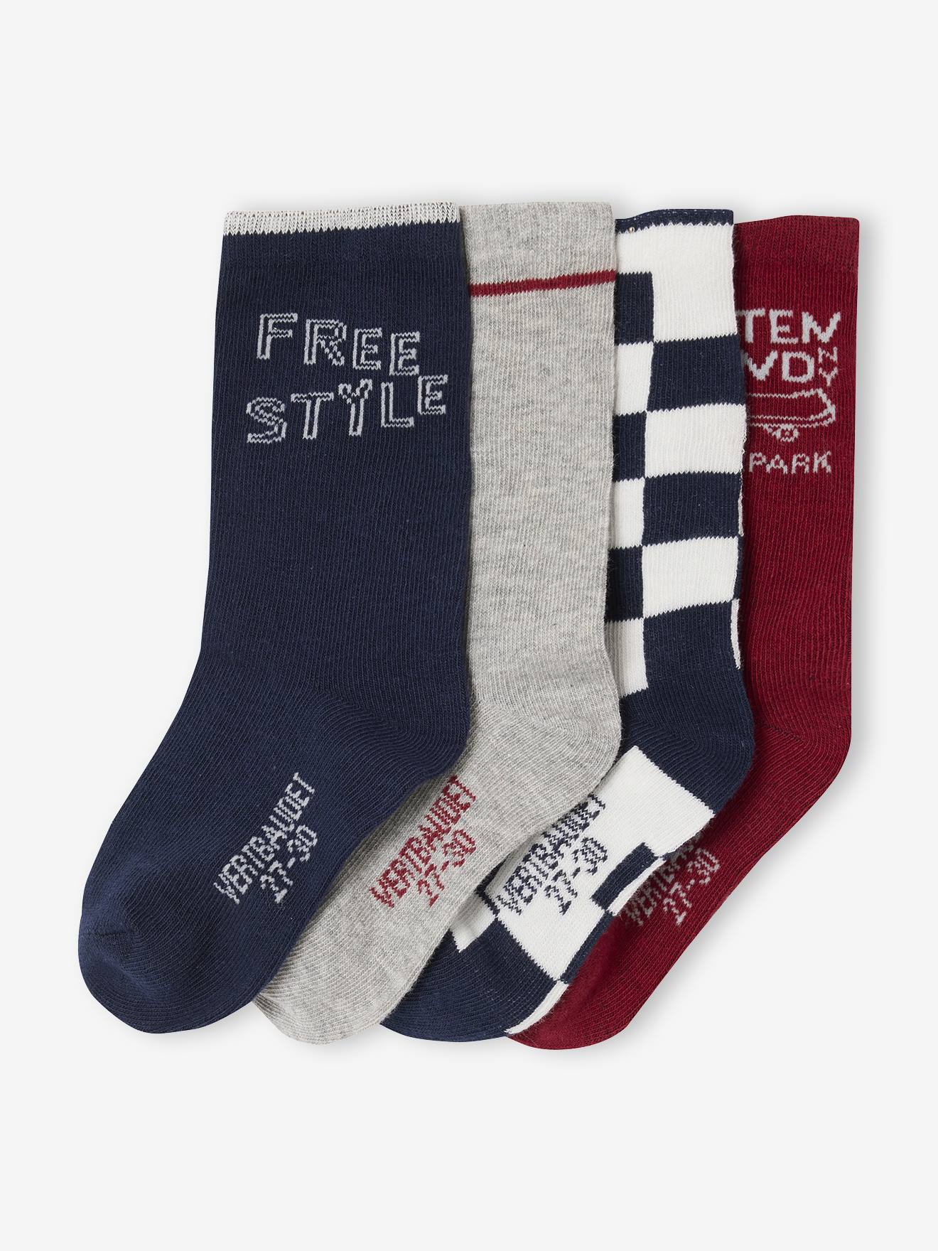 Lot de 4 paires de chaussettes Skate garon assorties 5 €