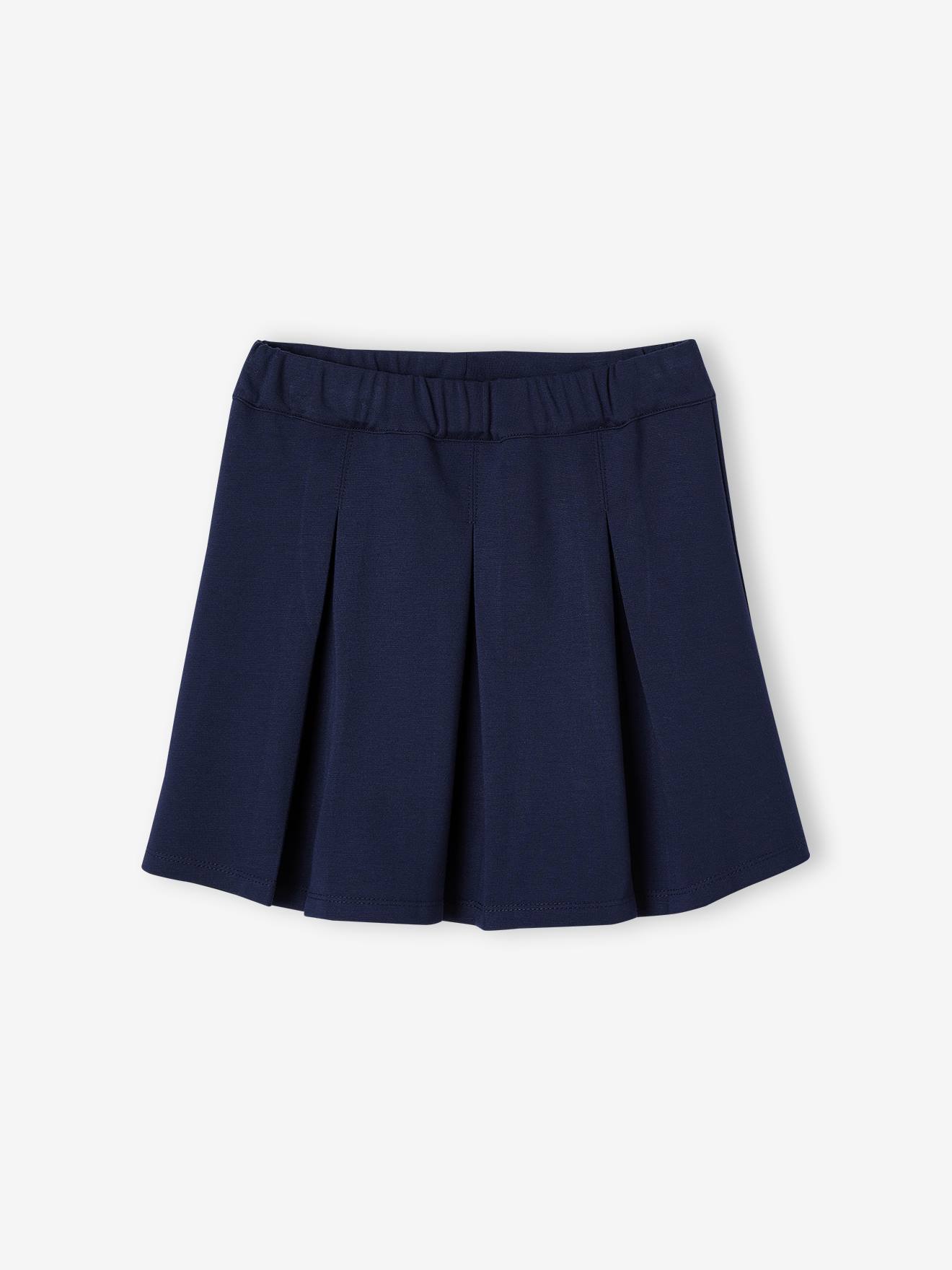 Jupe plisse enfilage facile fille marine 13 €