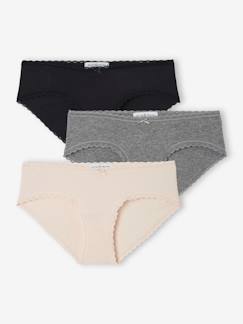 Vêtements de grossesse-Lot de 3 shorties de grossesse en coton bio ENVIE DE FRAIDE