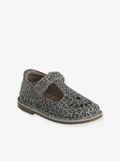 Chaussures-Salomés cuir fille collection maternelle