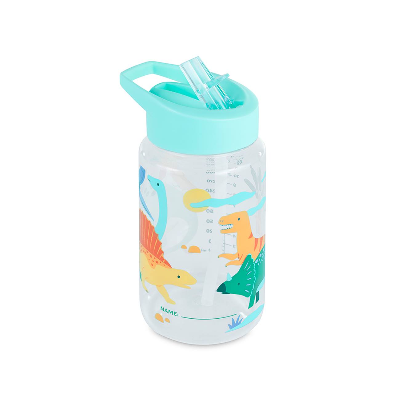 Kiddie Bottle Bouteille De Dinosaure Jurassique Bleu