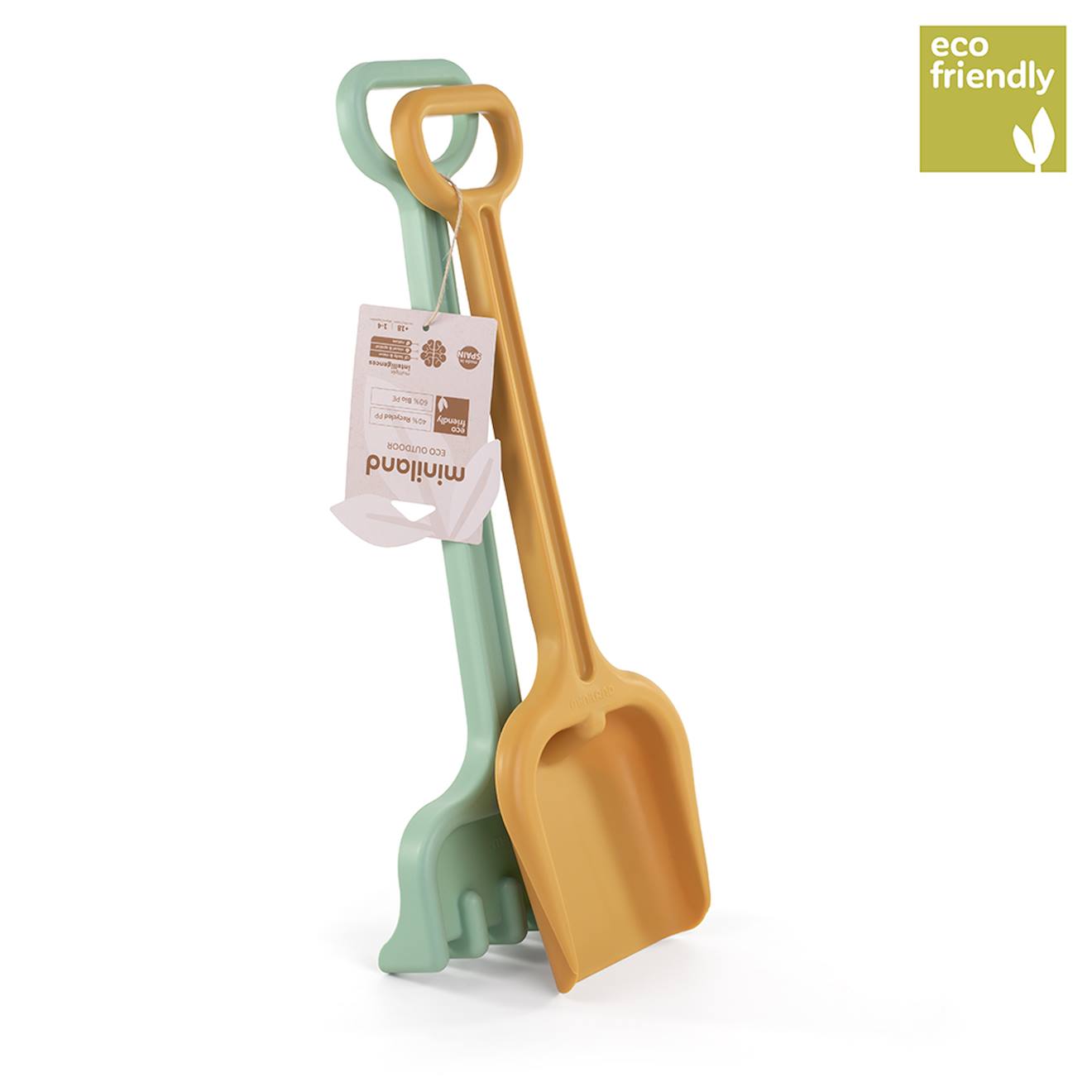 Set De Pelle Et Râteau Pour S'amuser Sur La Plage Orange