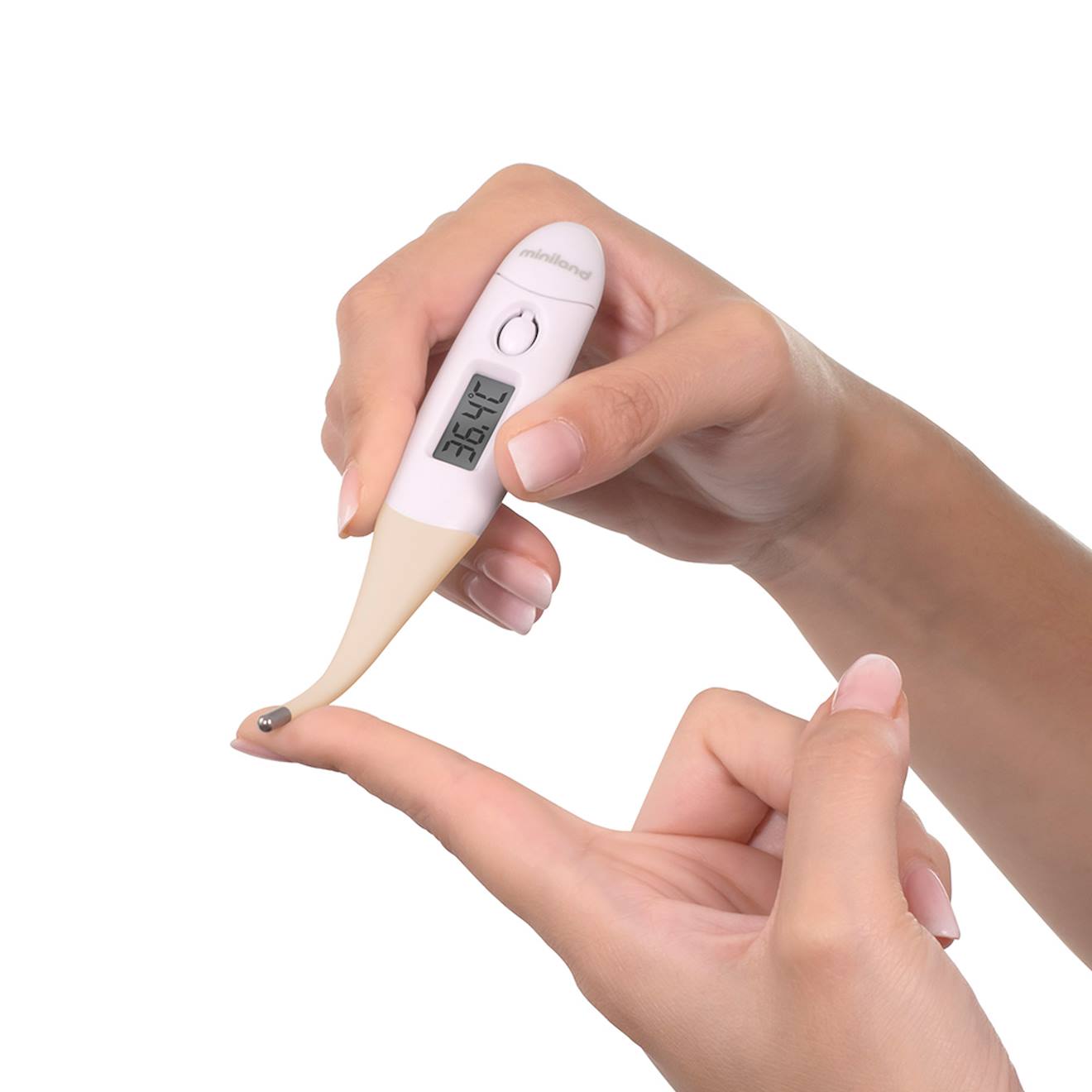 Set De Thermomètres Pour Bébé Thermokit Valencia Blanc (Miniland) - Image 2