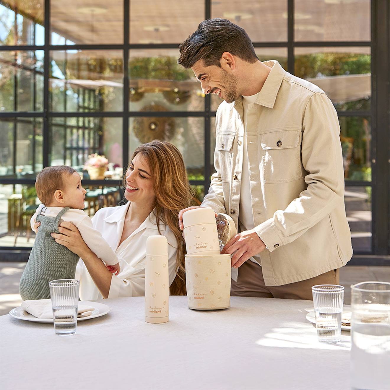 Sac Isotherme Thermibag 700ml Beige (Miniland) - Image 2