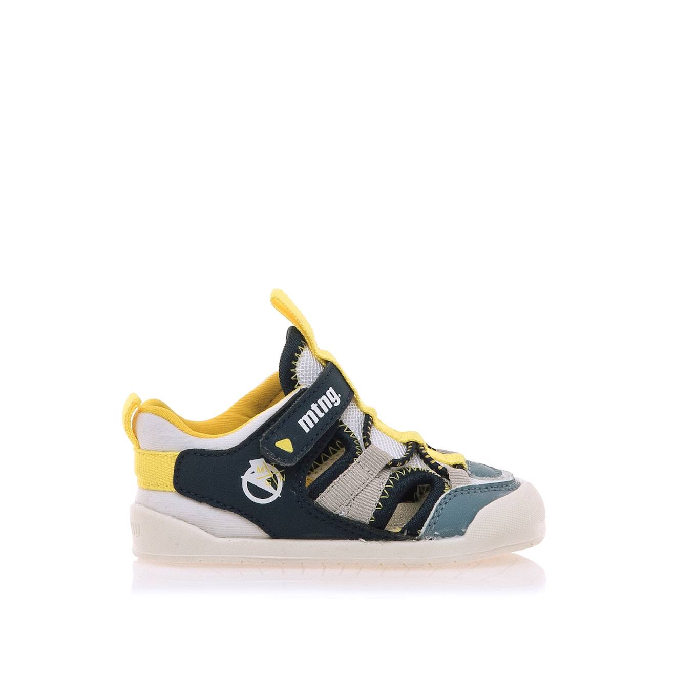 Sandales Free Baby Bleu-jaune
