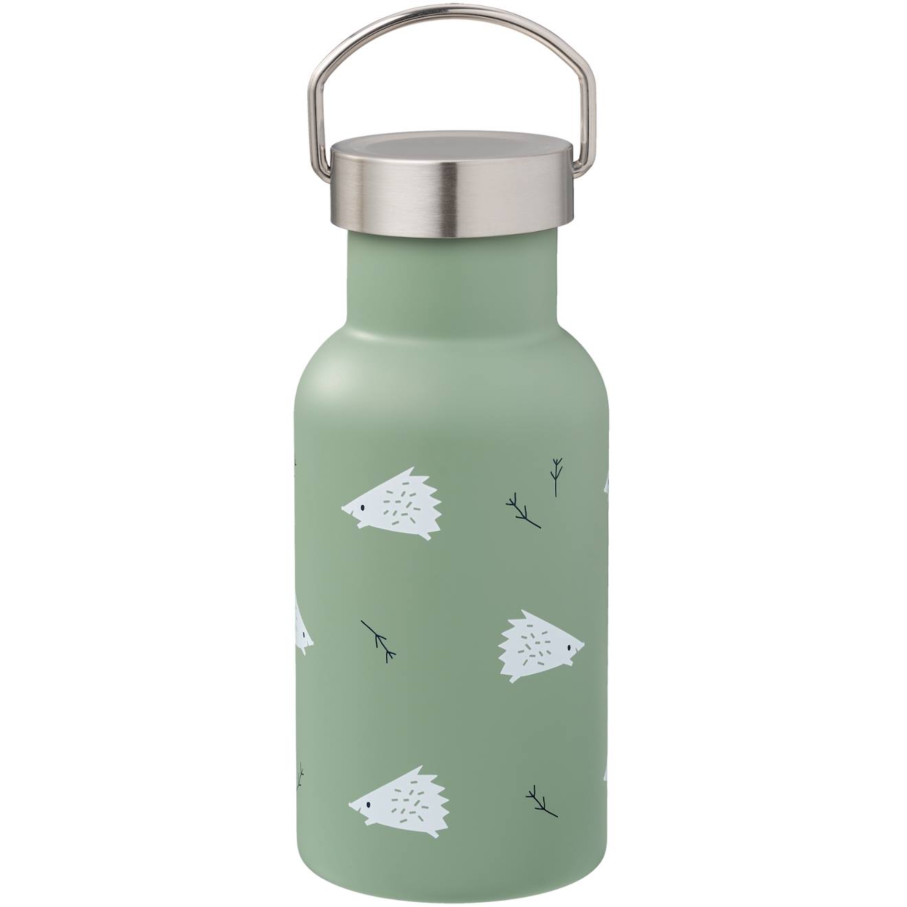 Gourde Isotherme Vert D'eau, Blanc