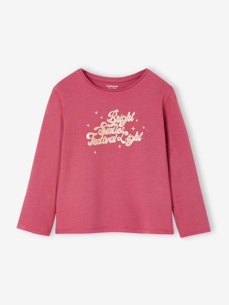 Fille-T-shirt fille imprimé manches longues 