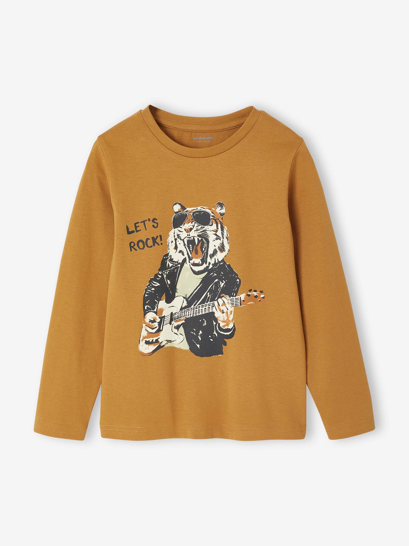 T-shirt imprimé garçon noix de pécan
