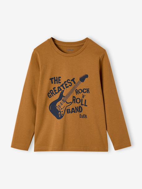 Tee-shirt imprimé garçon manches longues  - vertbaudet enfant
