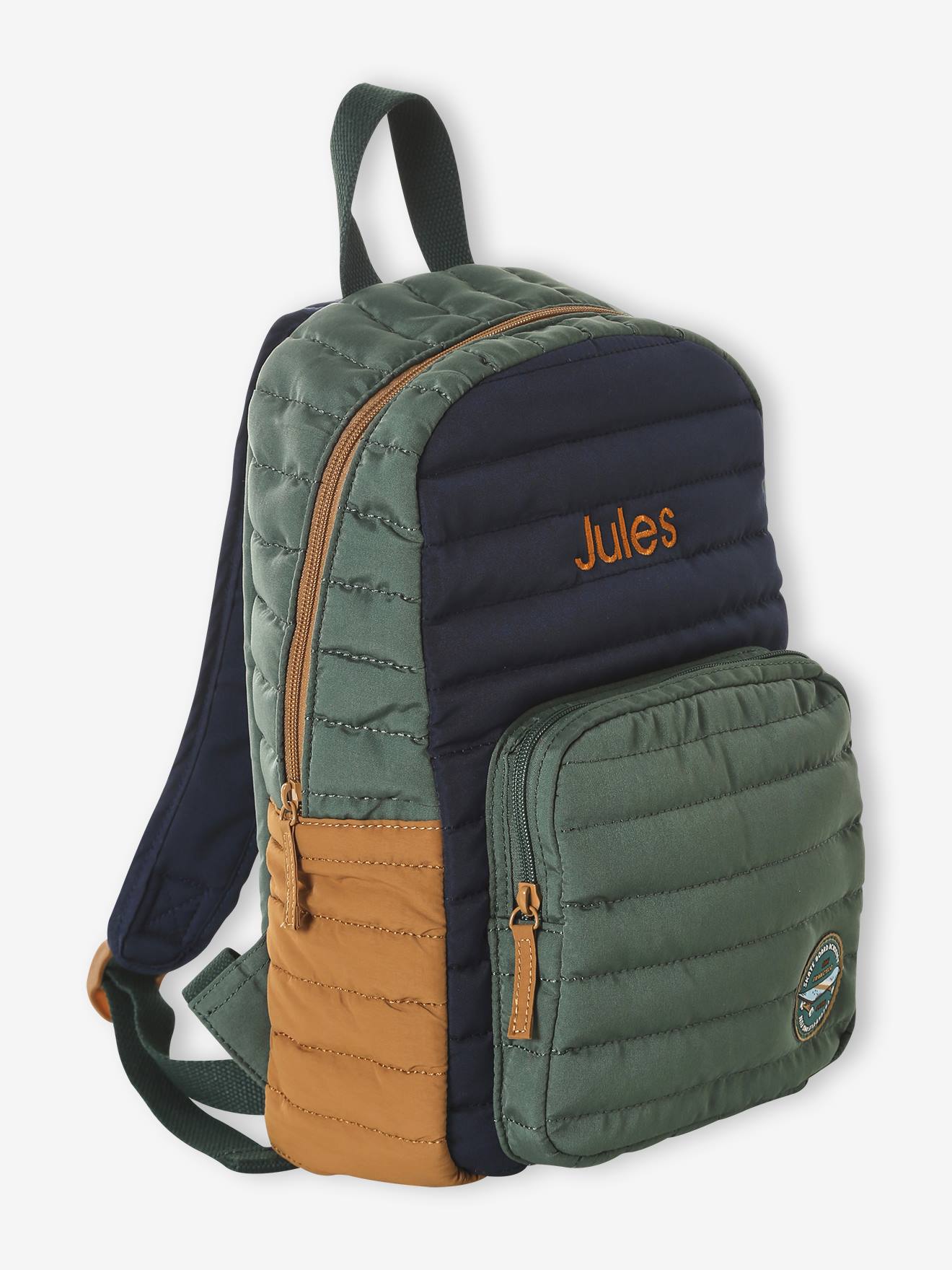 Sac à dos « Skate academy » garçon personnalisable vert