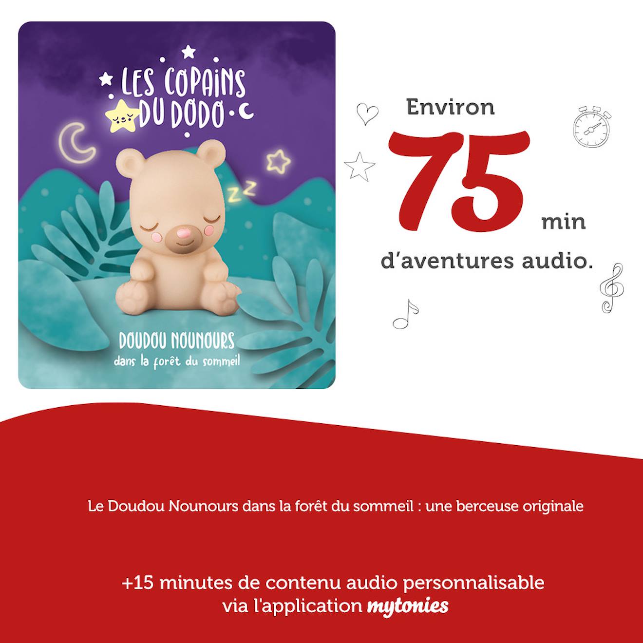 Figurine Tonies Veilleuse Doudou Nounours pour Conteuse Toniebox - Accessoire conteuse d'histoire | Soldes fnac Belgique Figurine Tonies Veilleuse Doudou Nounours pour Conteuse Toniebox - Accessoire conteuse d'histoire | Soldes fnac Belgique
