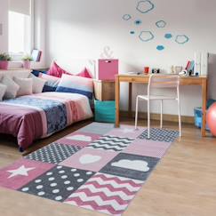 Linge de maison et décoration-Tapis enfant tissé kid heart