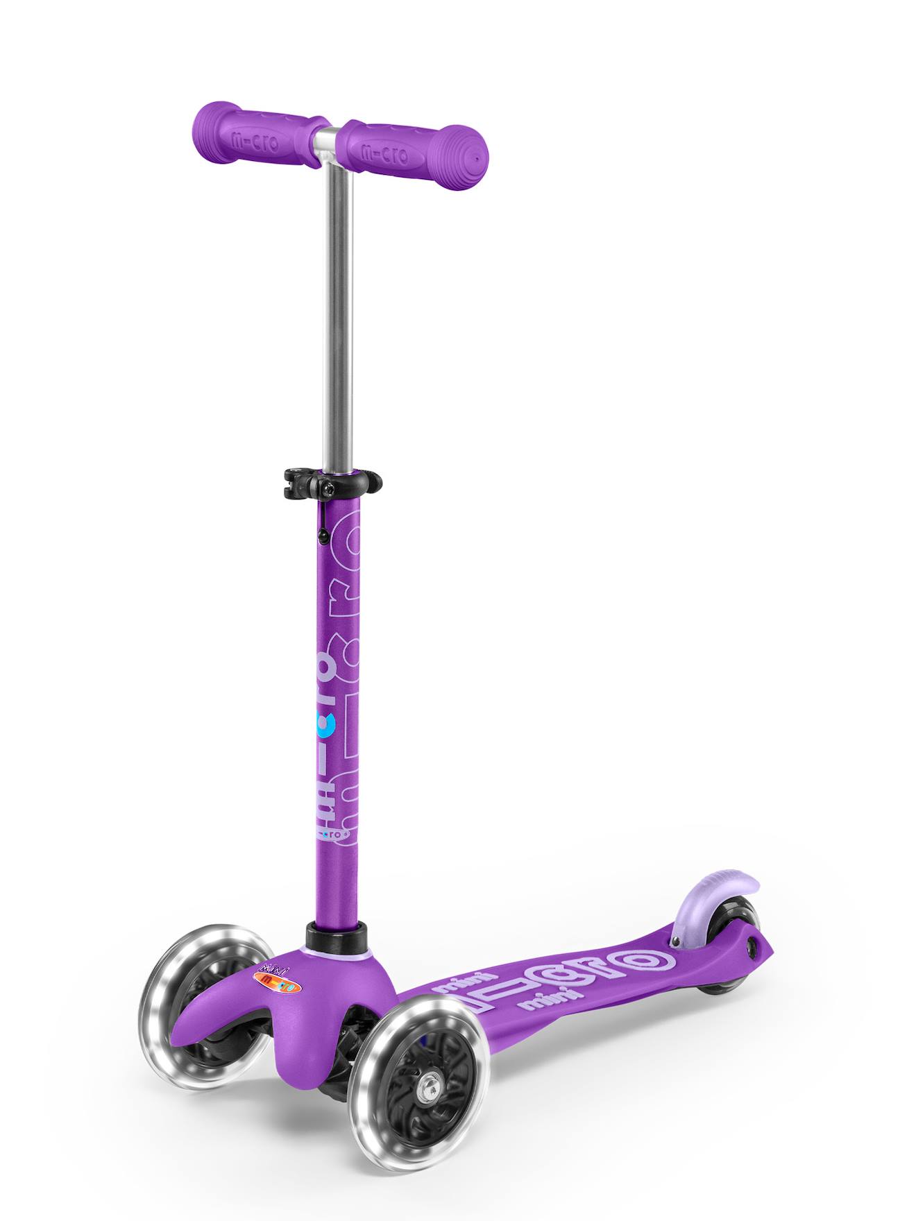 Trottinette 3 Roues Mini Micro Deluxe Led Violet